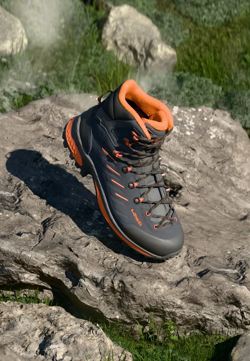 RANDIR GTX MID - Alpin-/Bergstiefel - navy/flame