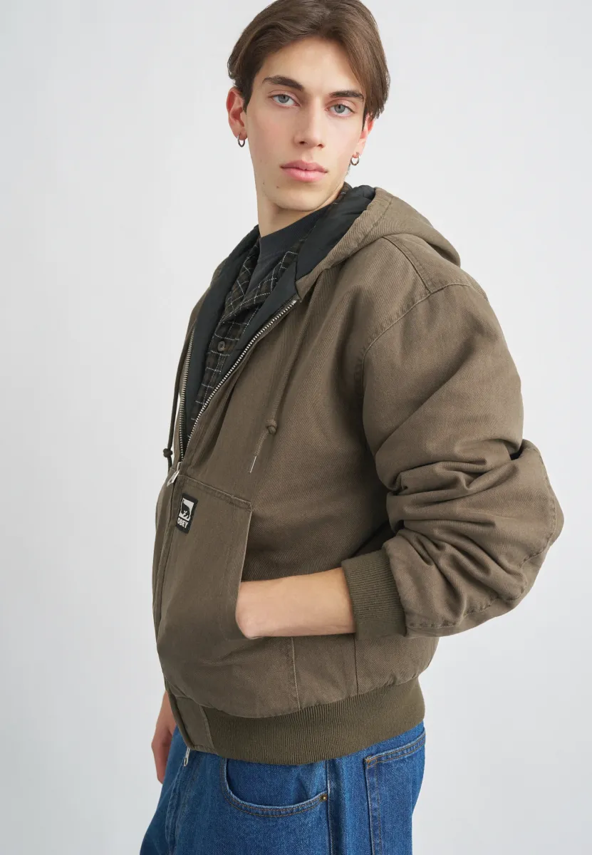 RANDY ZIP UP HOOD - Bomberjacke - wren