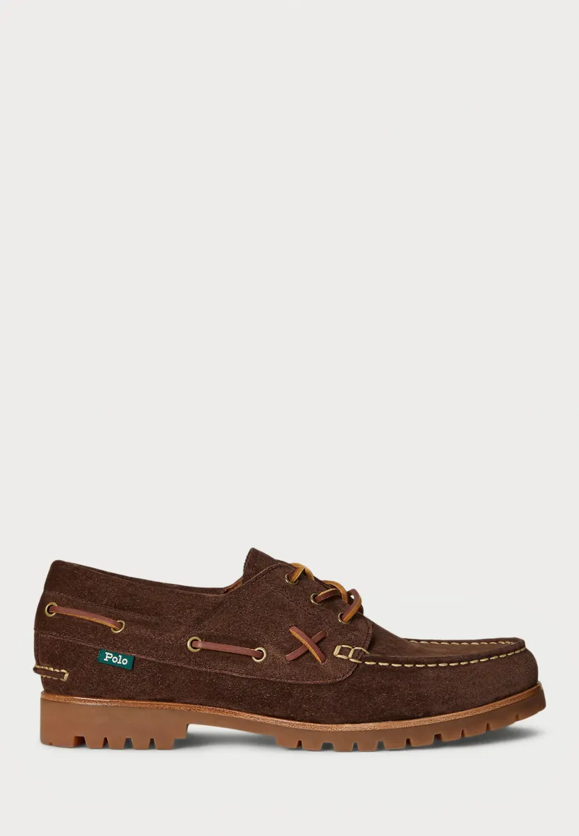 RANGER SUEDE BOAT SHOE - Schnürer - dark brown