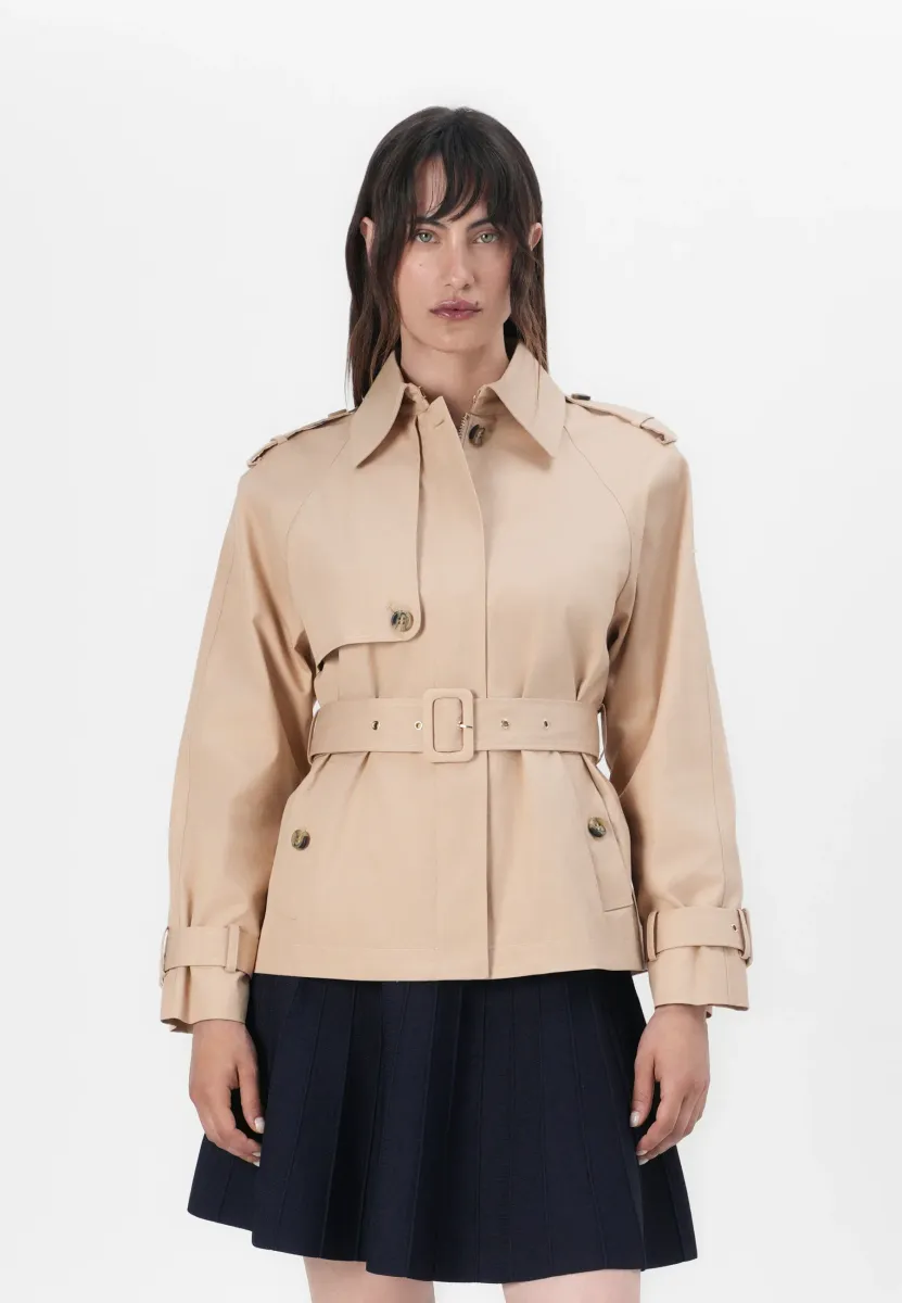 RAPHAELLE CROP - Leichte Jacke - cameo beige