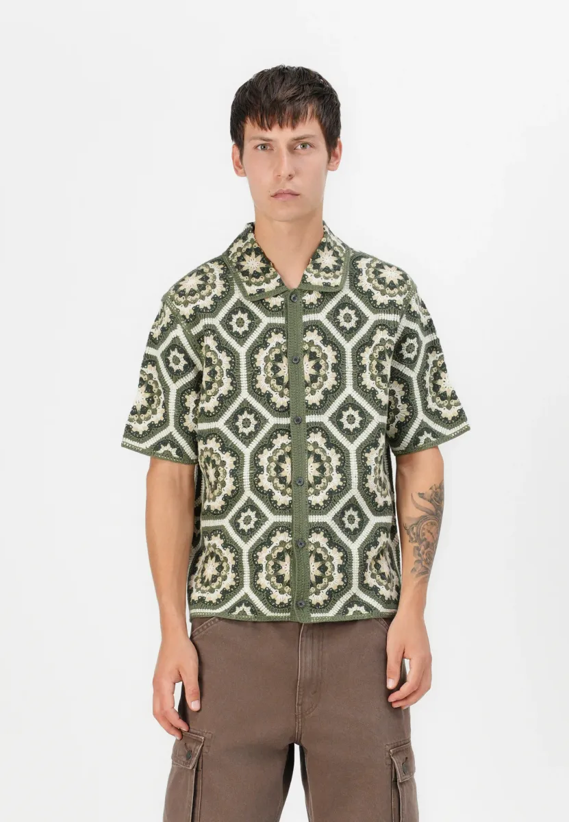 RASCHEL FLORAL OCTAGON  - Hemd - green