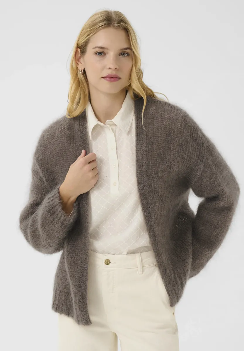 RASTINAPW CA - Strickjacke - beige