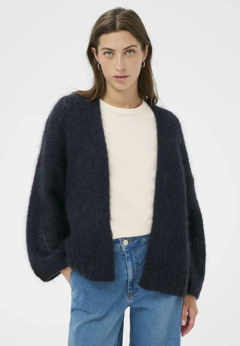 RASTINAPW CA - Strickjacke - dark navy
