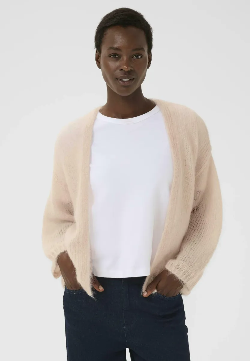 RASTINAPW CA - Strickjacke - mauve chalk