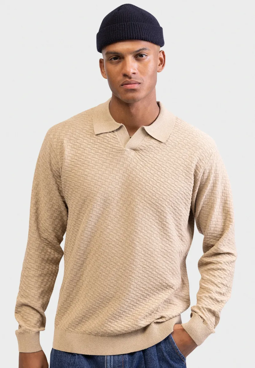 RAUL REGULAR FIT - Strickpullover - travertine