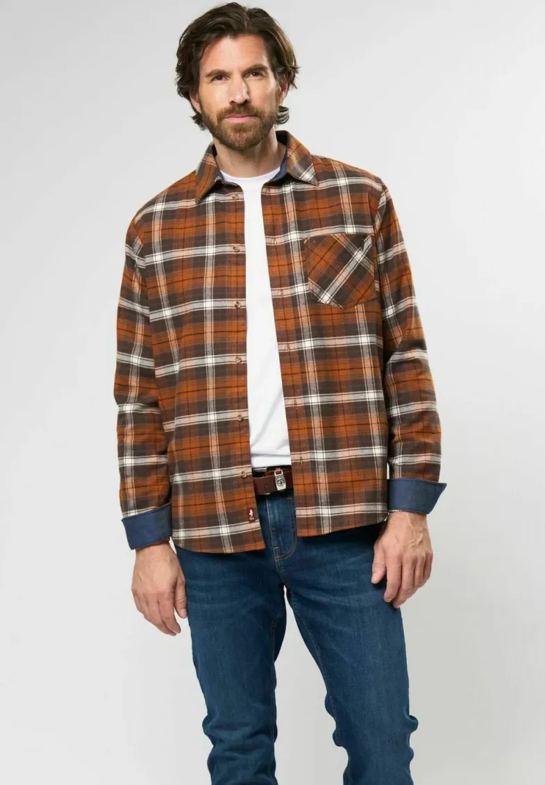 RAY REG FIT - Hemd - bracken