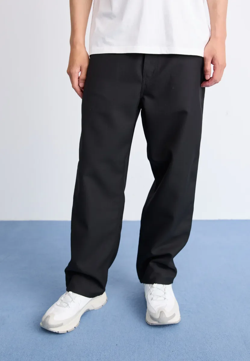 RAY SINGLE KNEE PANT - Stoffhose - black rigid