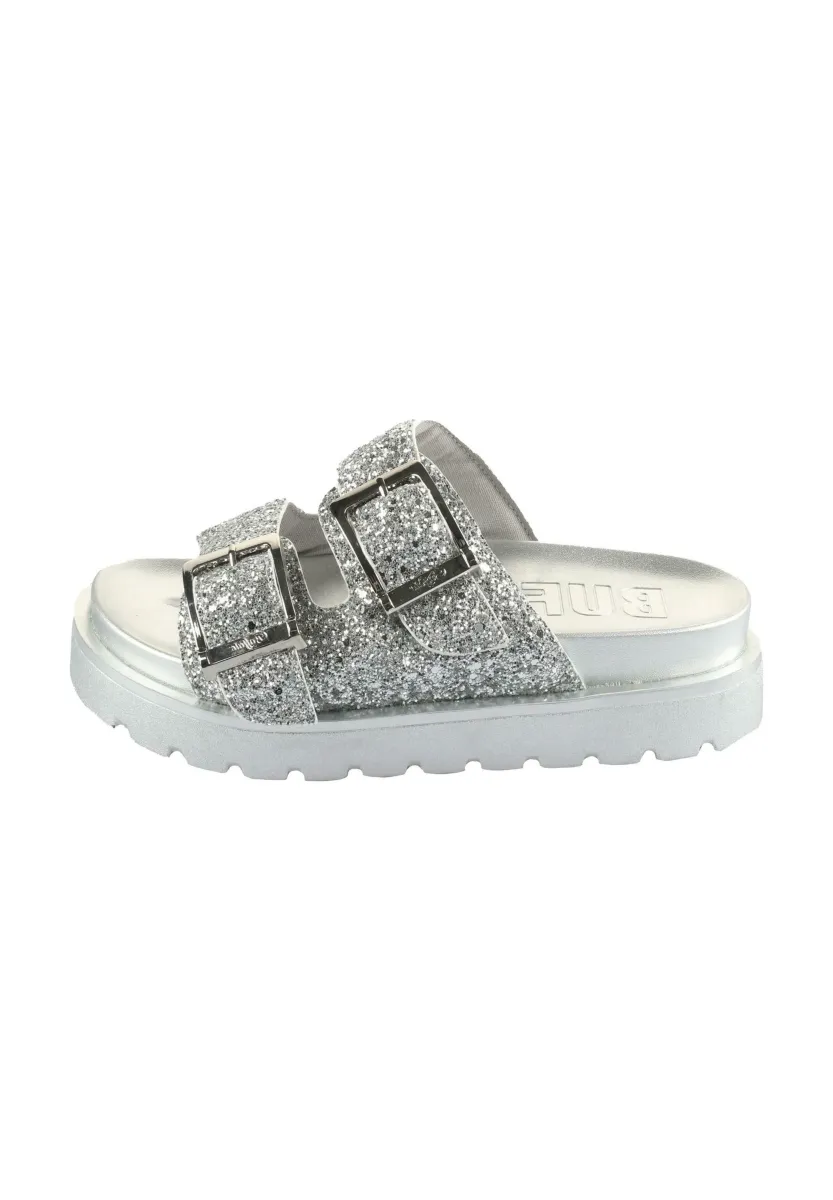 RAYA ARI GLAM - Pantolette flach - silver