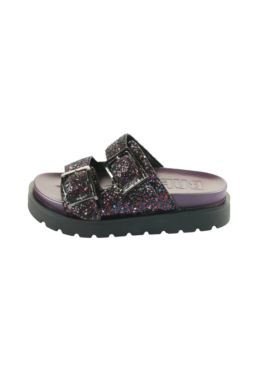 RAYA ARI GLAM - Pantolette hoch - purple multi