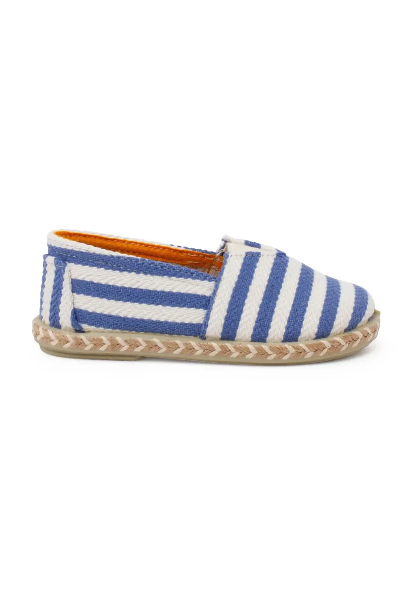 RAYAS TIPO CAMPING CON ELÁSTICO - Espadrille - azul