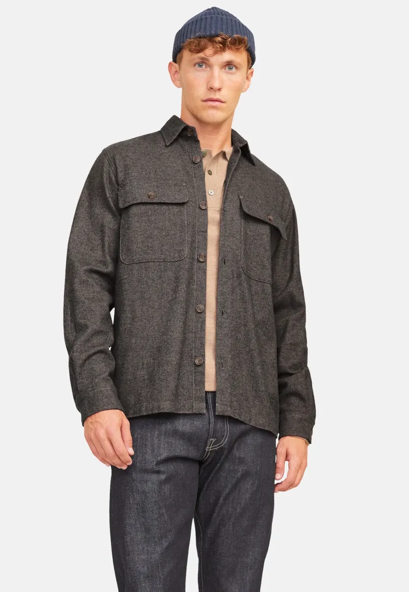 RAYMOND LANGARM - Hemd - slate black