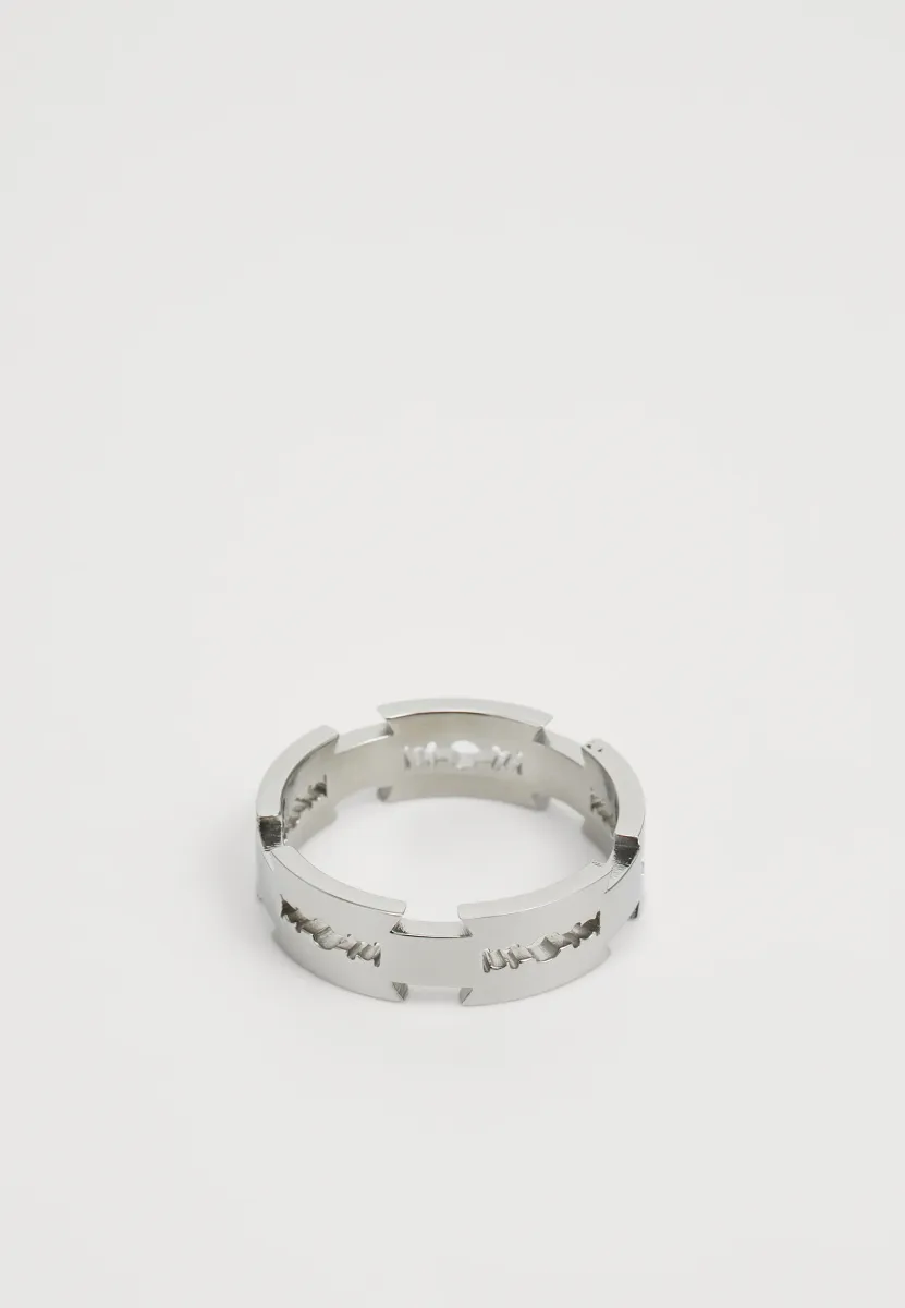 RAZOR BLADE UNISEX - Ring - silver-coloured