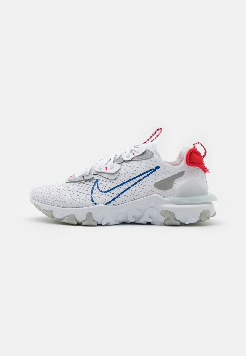 REACT VISION - Sneaker low - white/game royal/pure platinum