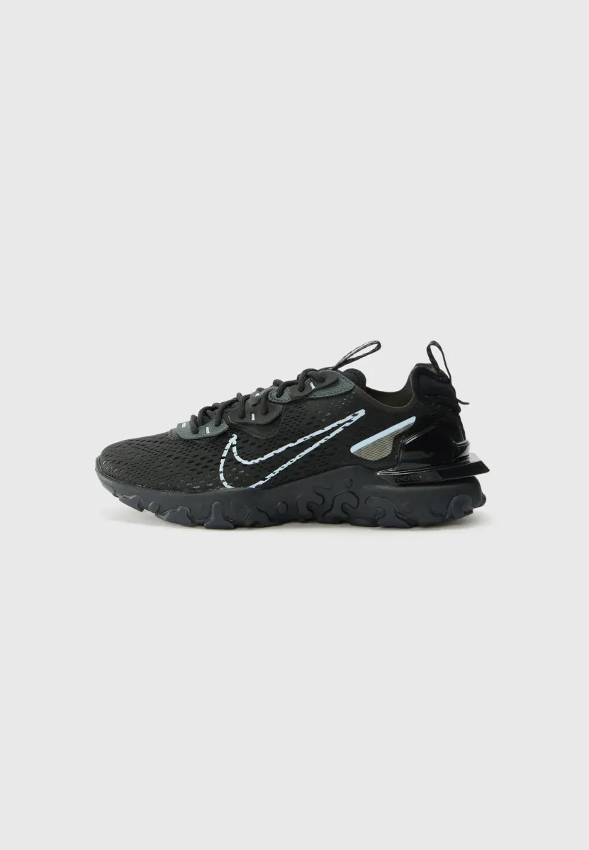 REACT VISION UNISEX - Sneaker low - black/celestine blue/anthracite