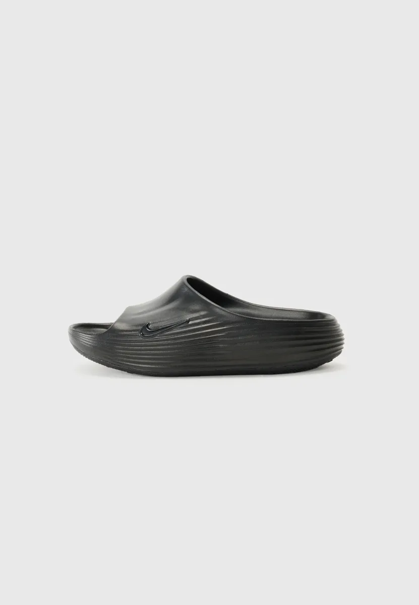 REACTX UNISEX - Pantolette flach - black