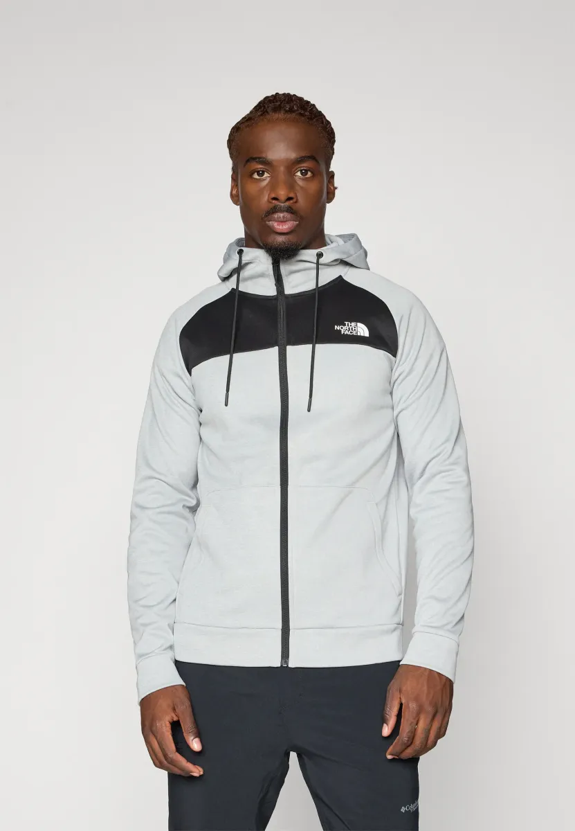 REAXION FULL ZIP HOODIE - Sweatjacke - high rise grey/light heather/black