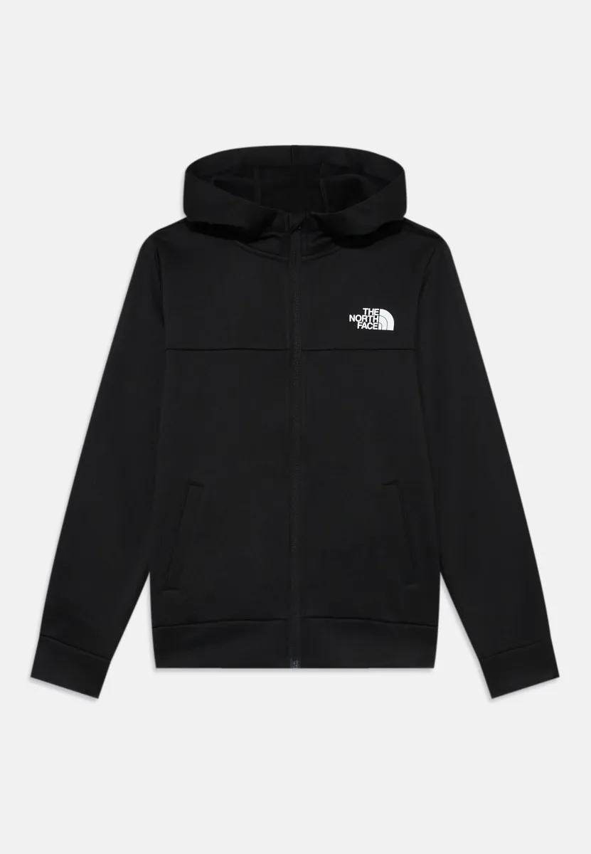 REAXION HOODIE UNISEX - Sweatjacke - black