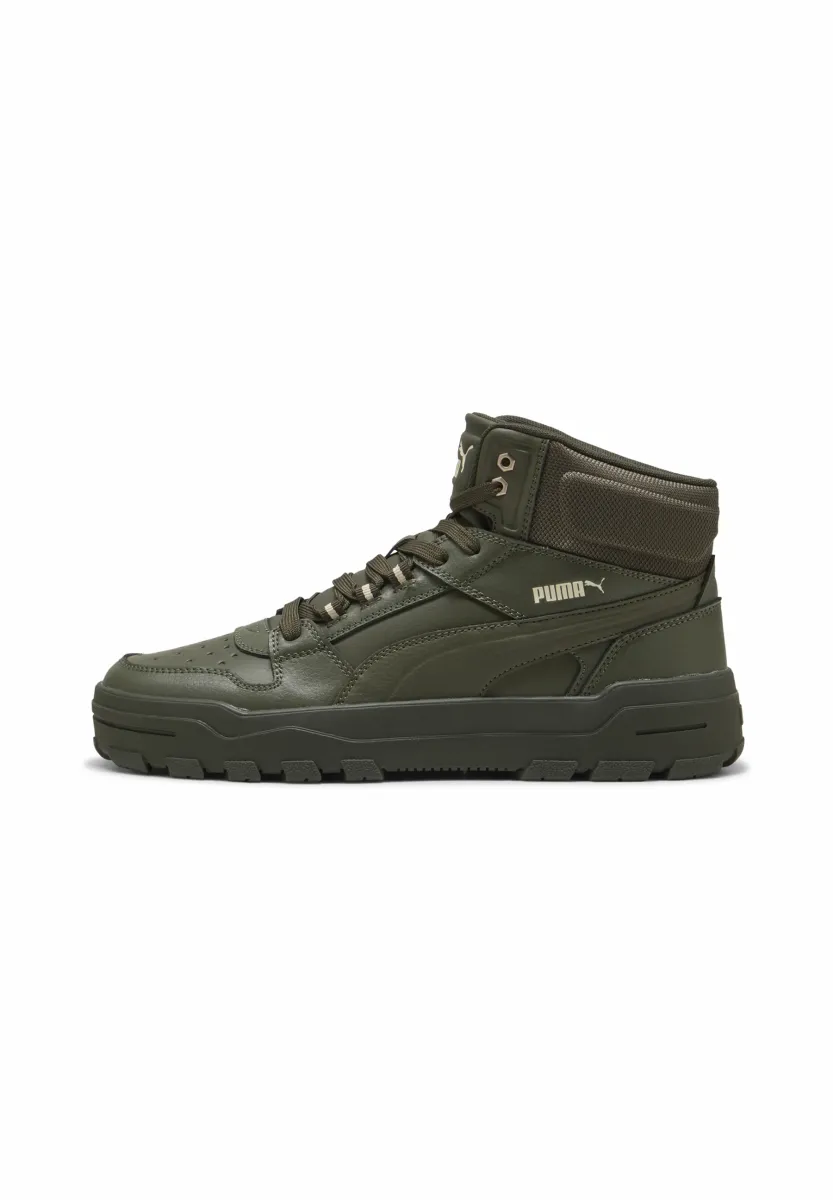 REBOUND ABRUPT SNEAKERS - Sneaker high - canvas/dark olive/ white