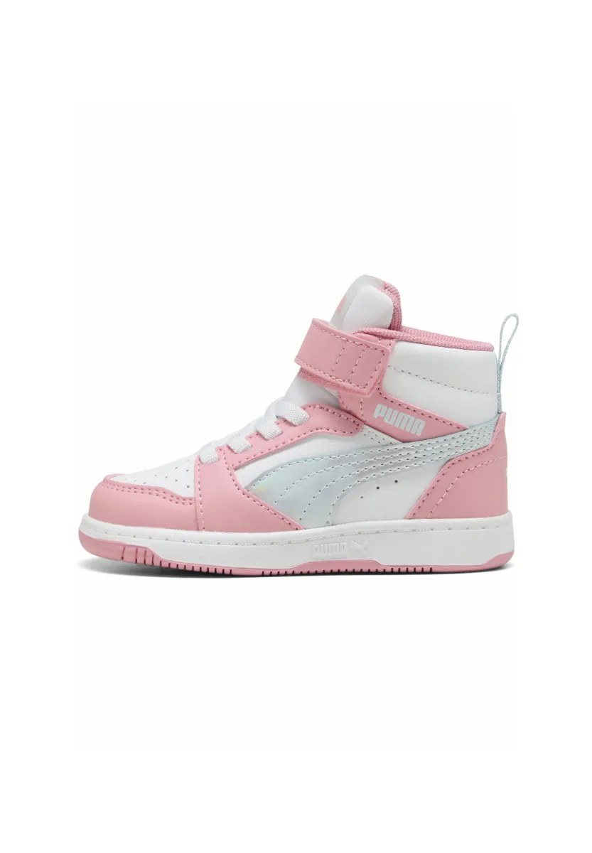 REBOUND MID SPACE BELLE SNEAKERS - Lauflernschuh - sea glass/pinkscape/white