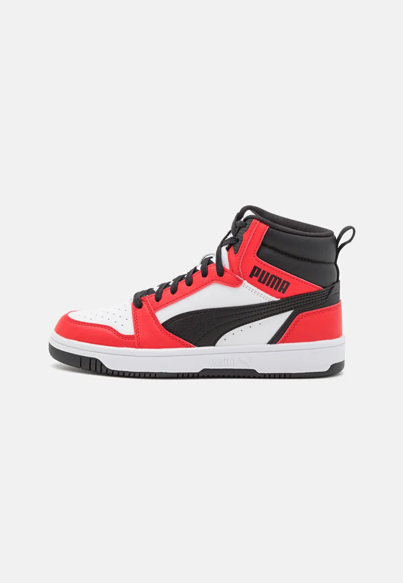 REBOUND V6 MID JR  - Sneaker high - white/black/for all time red