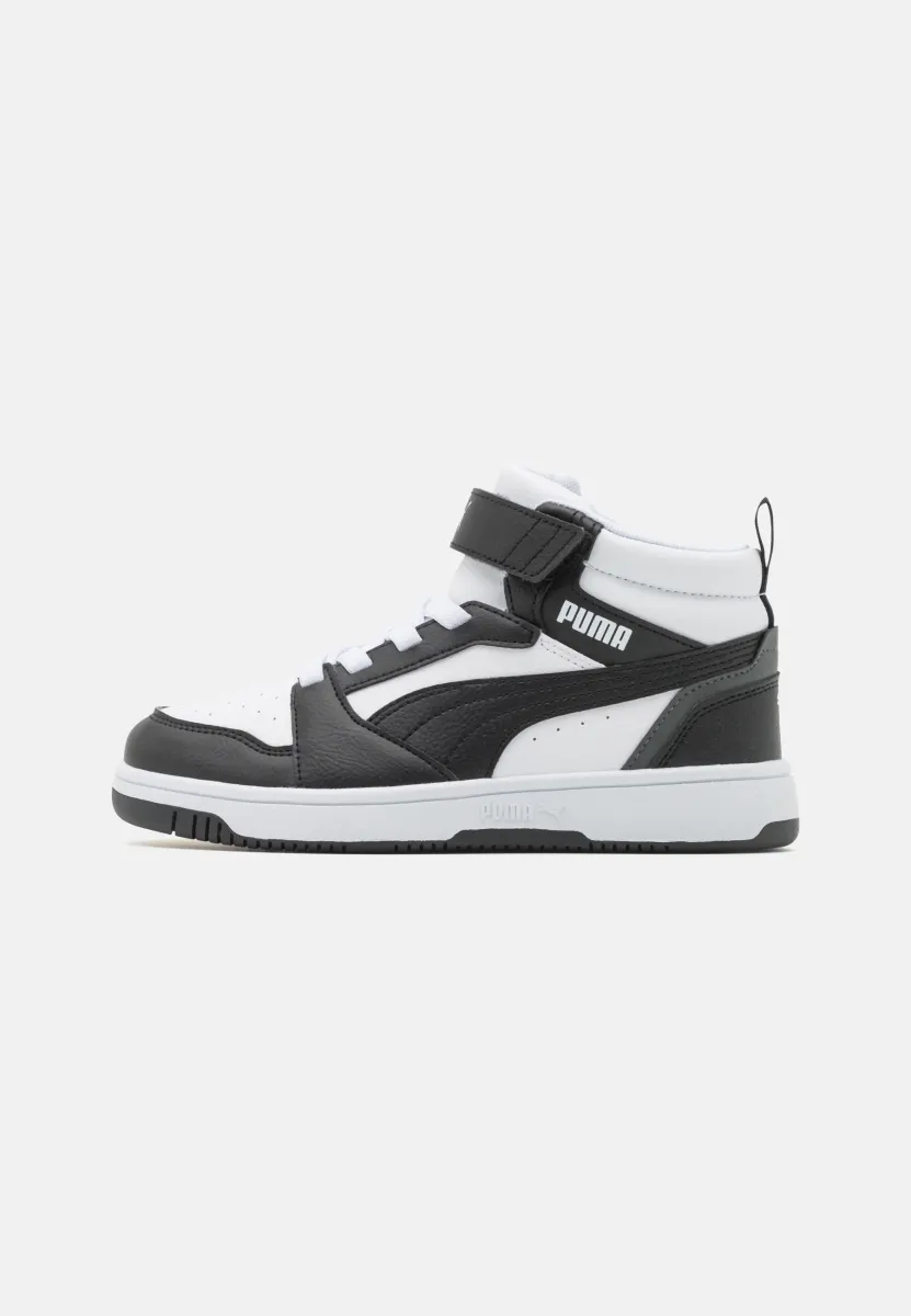 REBOUND V6 MID UNISEX - Sneaker high - white/black/shadow gray