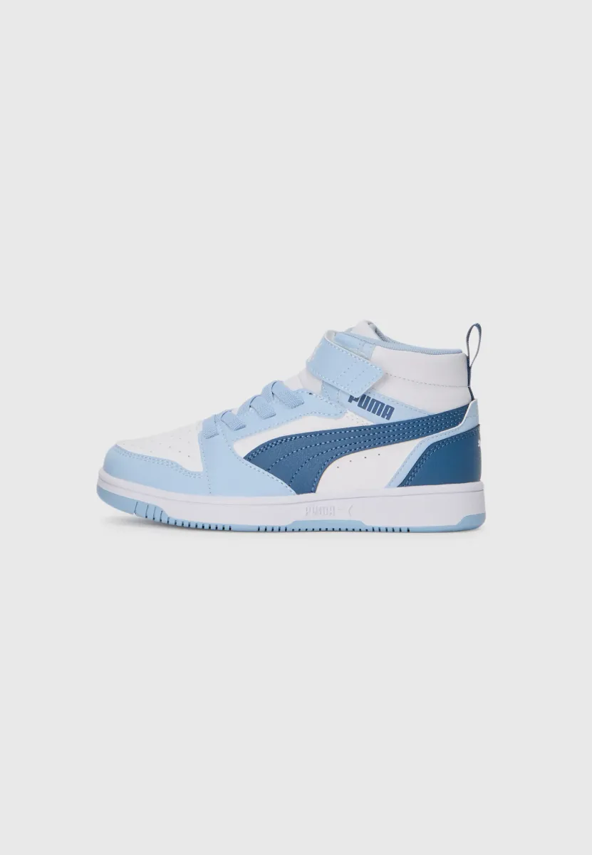 REBOUND V6 MID UNISEX - Sneaker high - white/dark indigo/haute tropic