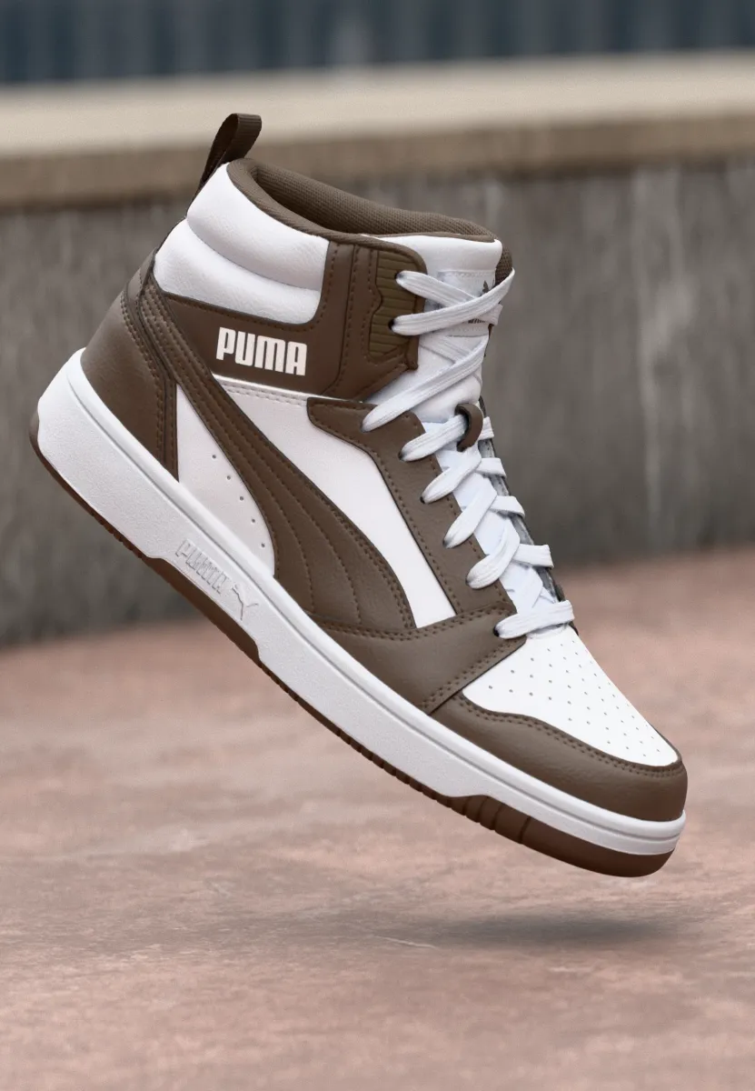 REBOUND V6  - Sneaker high - white/flat bronze