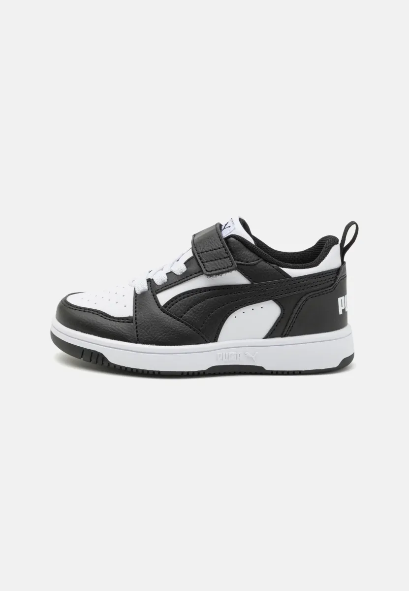 REBOUND V6 UNISEX - Sneaker low - white/black