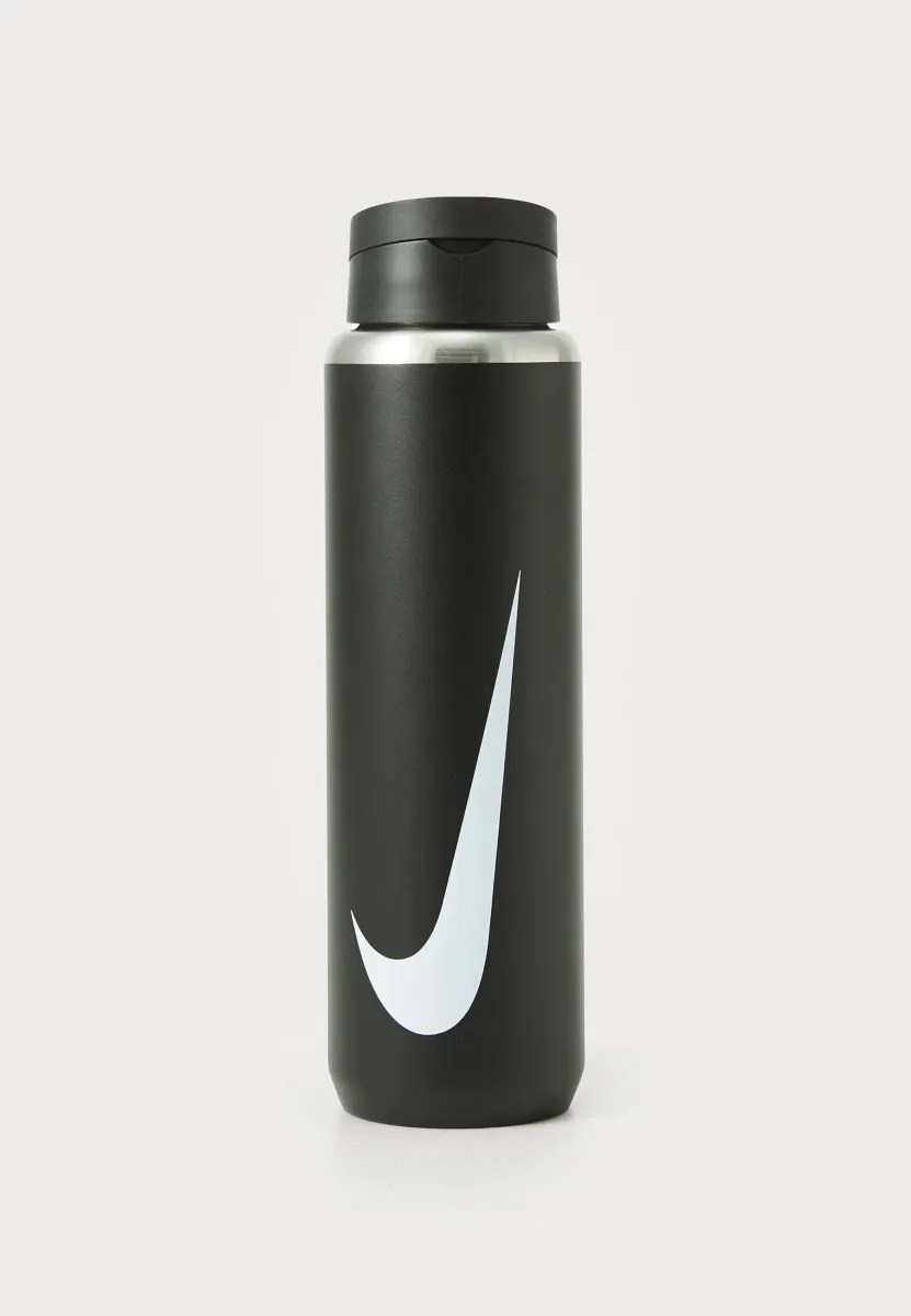RECHARGE STRAW BOTTLE 24 OZ / 709ML UNISEX - Trinkflasche - black/black/white