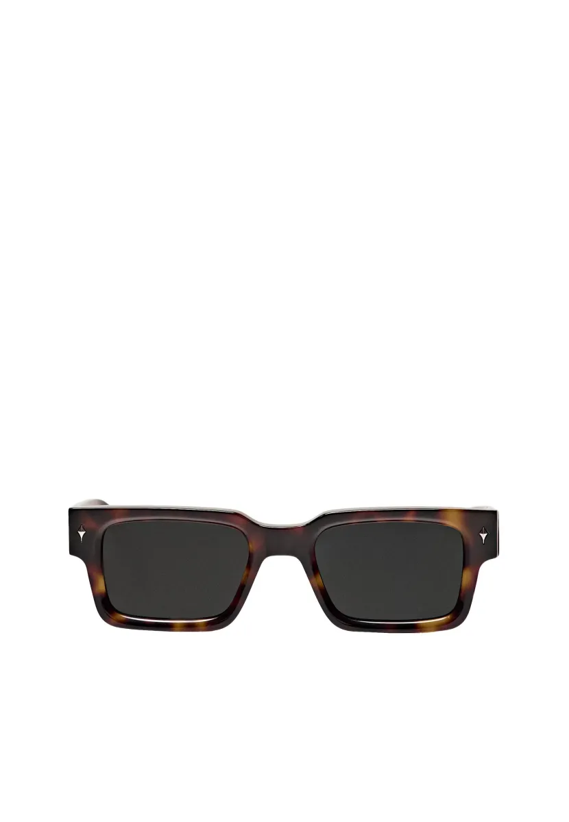 RECTANGULAR - Sonnenbrille - dark brown
