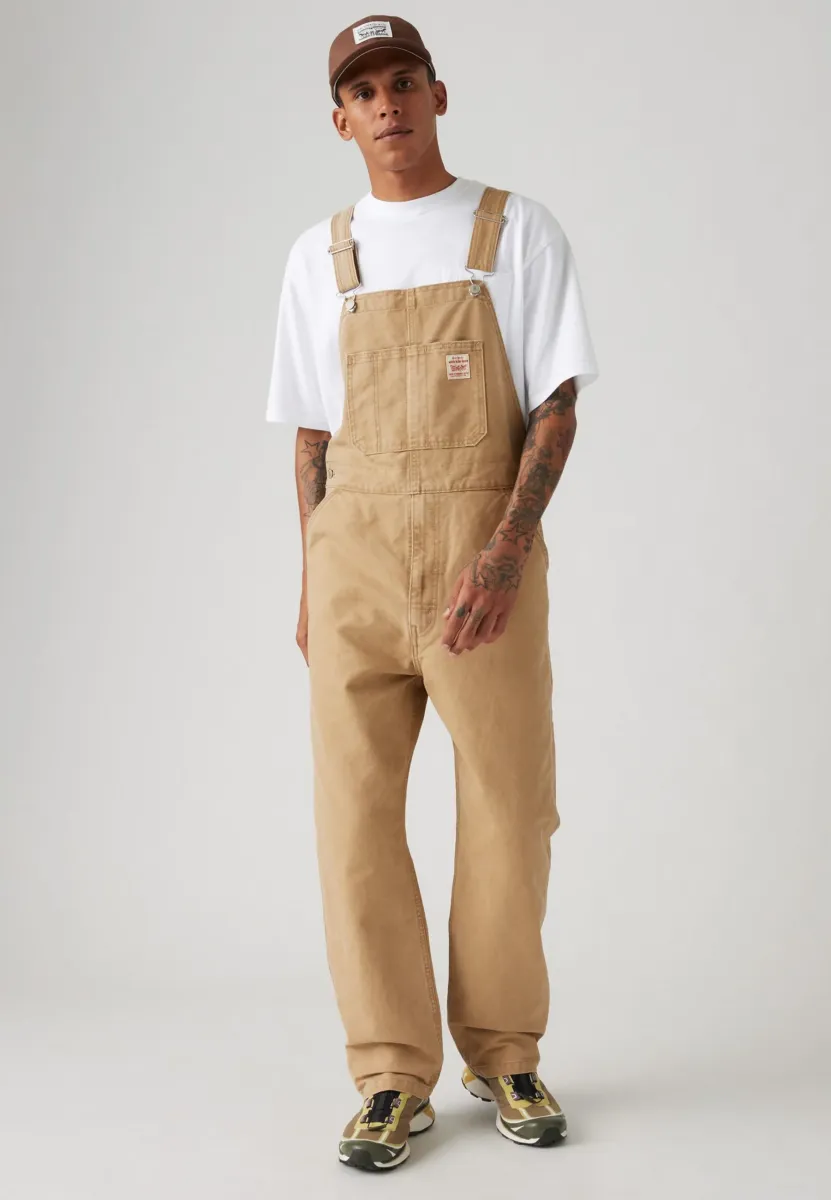 RED TAB™ OVERALLS - Jeans Latzhosen - tiger's eye