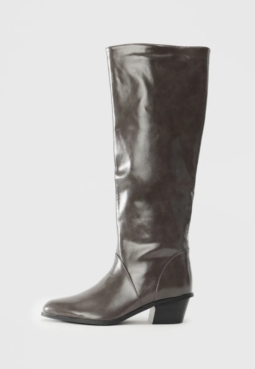 REEONA - Stiefel - grey high shine