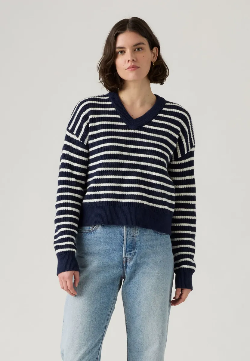 REESE - Strickpullover - dark blue