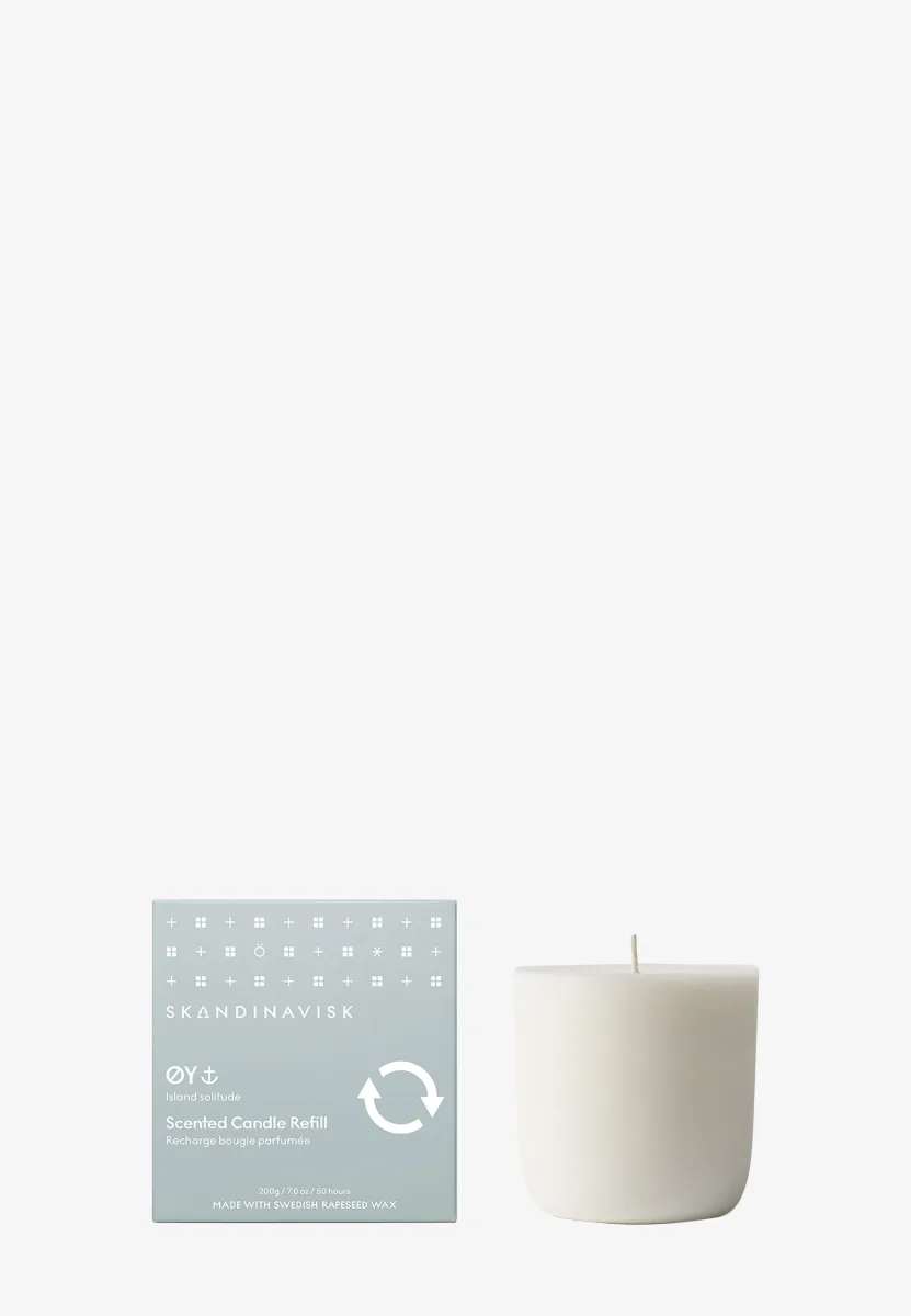 REFILL SCENTED CANDLE 200G - Duftkerze - powder blue