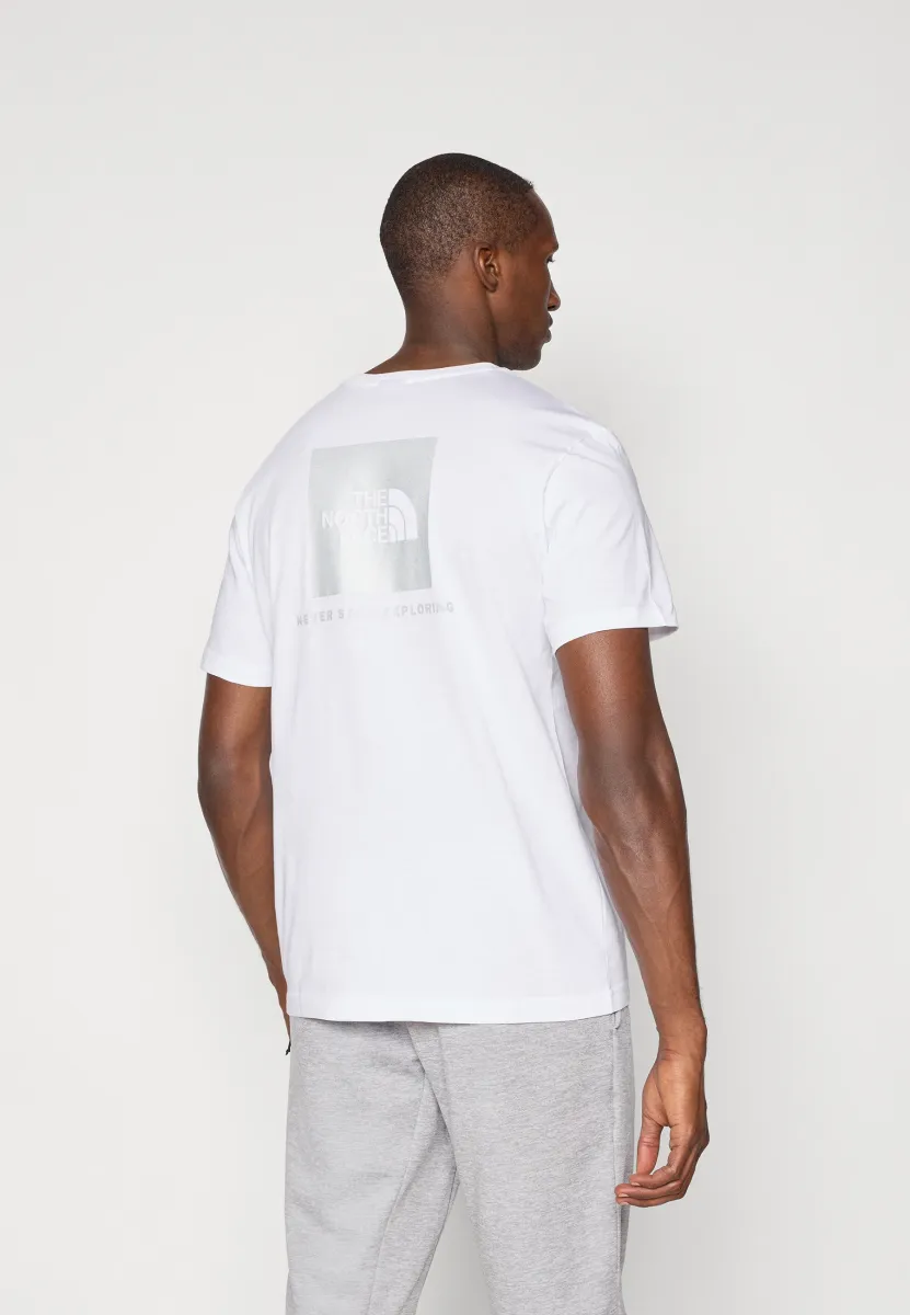 REFLECTIVE BOX TEE - Sport T-Shirt - white