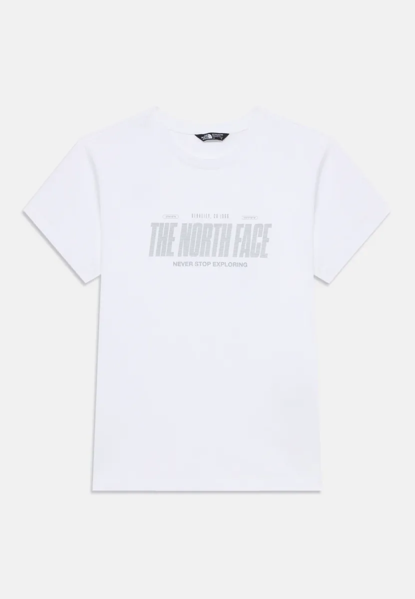 REFLECTIVE LOGO TEE - T-Shirt print - white