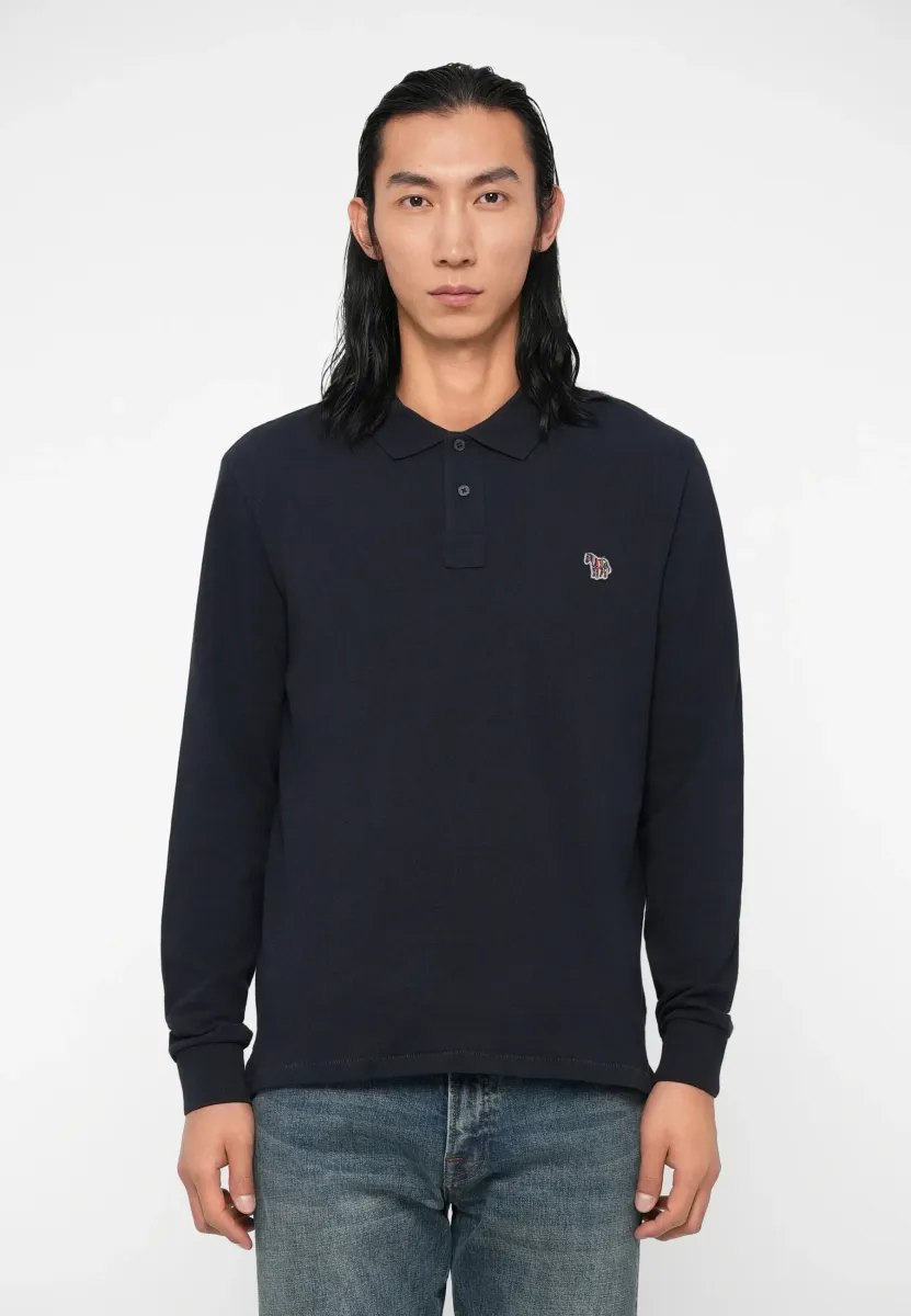 REG FIT SHIRT ZEBRA - Langarmshirt - very dark navy