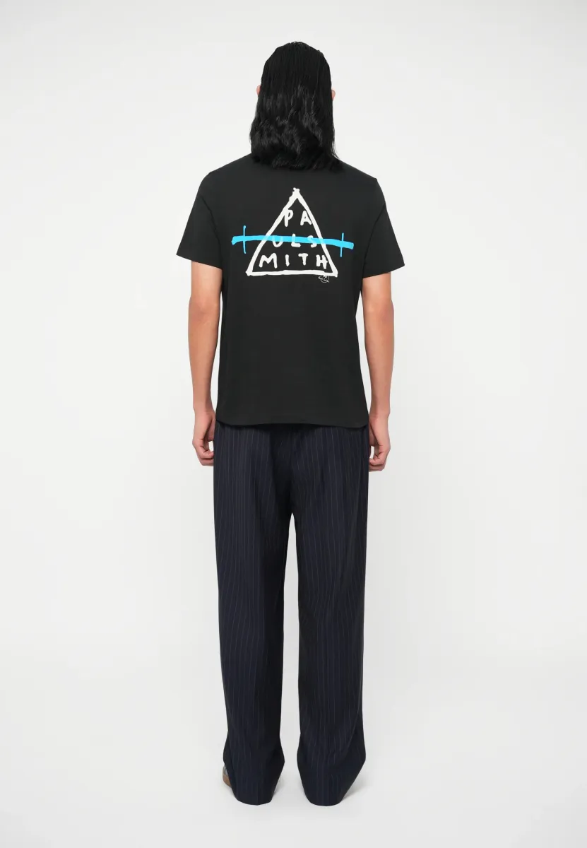 REG FIT TRIANGLE - T-Shirt print - black