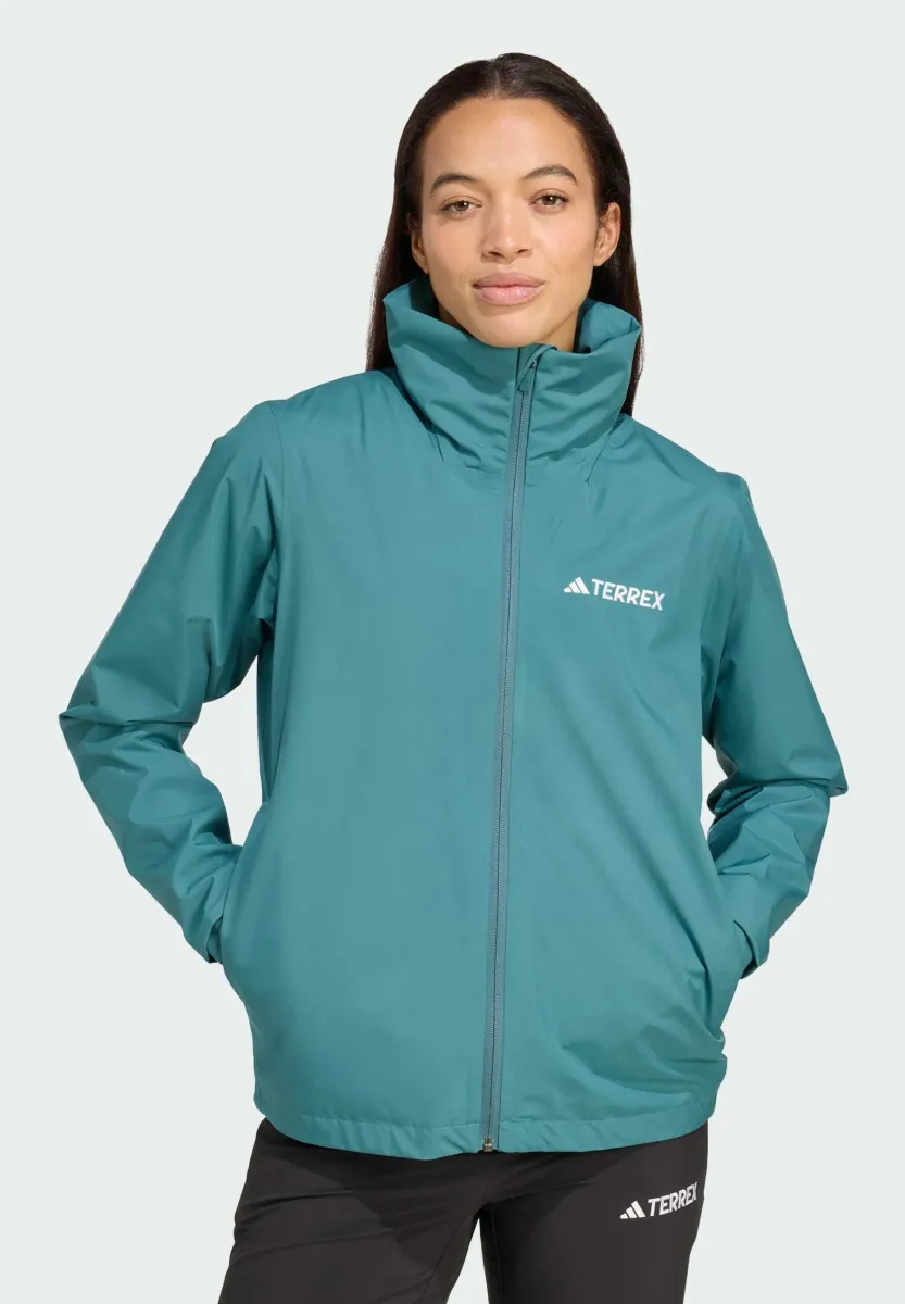 Regenjacke / wasserabweisende Jacke - preloved teal