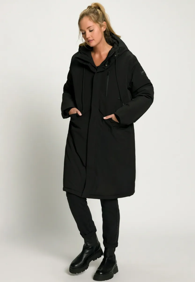 Regenjacke / wasserabweisende Jacke - schwarz