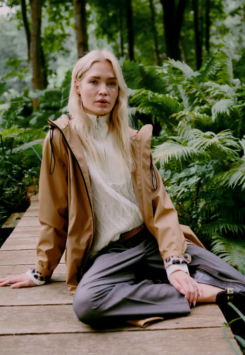 Regenjacke / wasserabweisende Jacke - tiger s eye