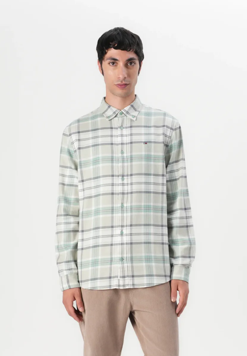 REGULAR CHECK SHIRT - Hemd - cloudy jade