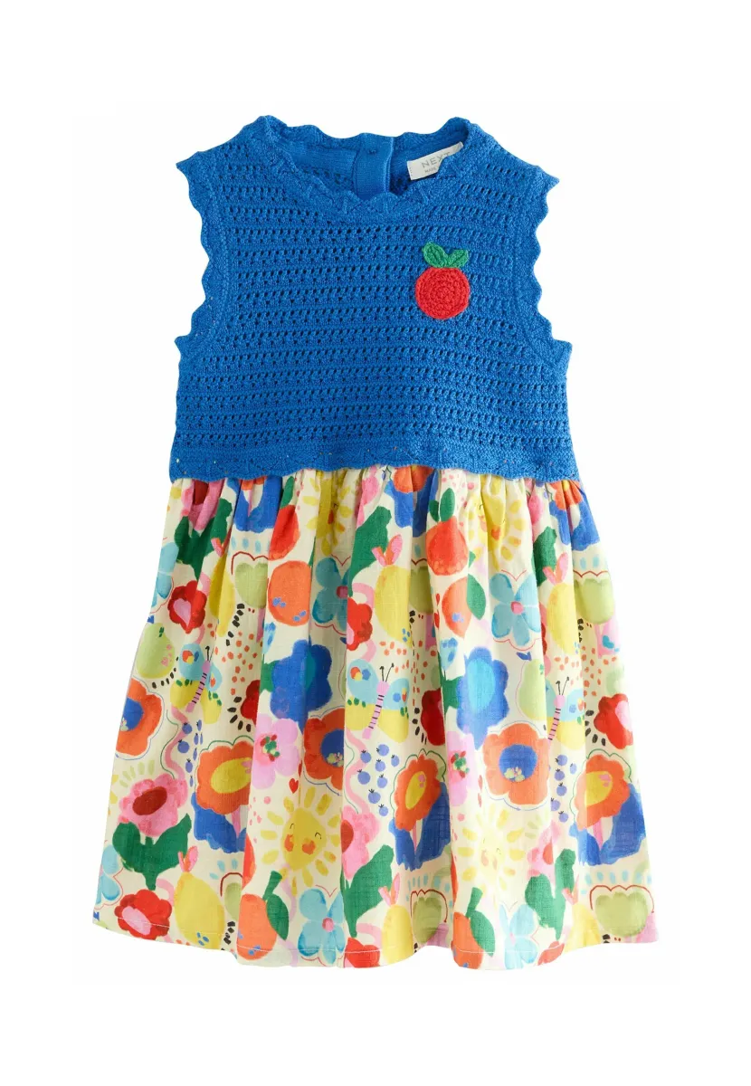 REGULAR FIT - 2-IN-1 - Strickkleid - multi