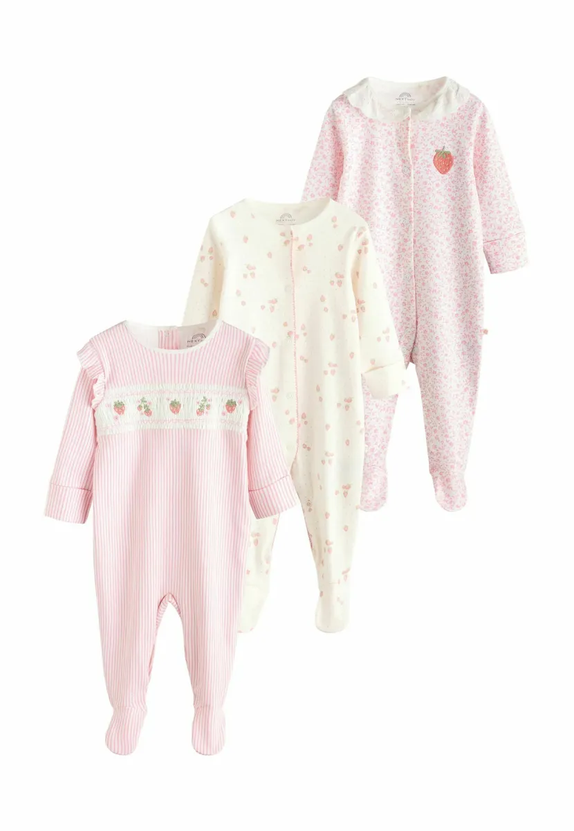 REGULAR FIT  3 PACK - Strampler - new pink