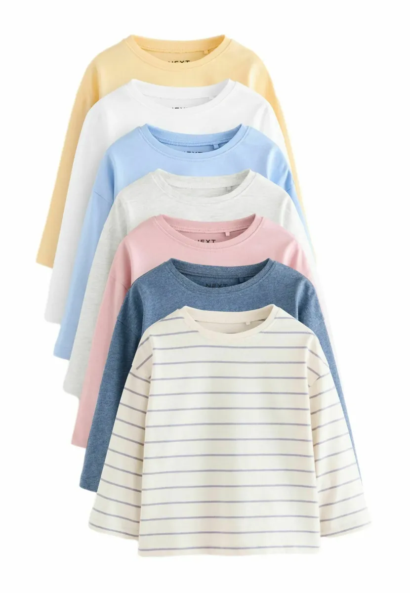 REGULAR FIT - 7 PACK - Langarmshirt - multi