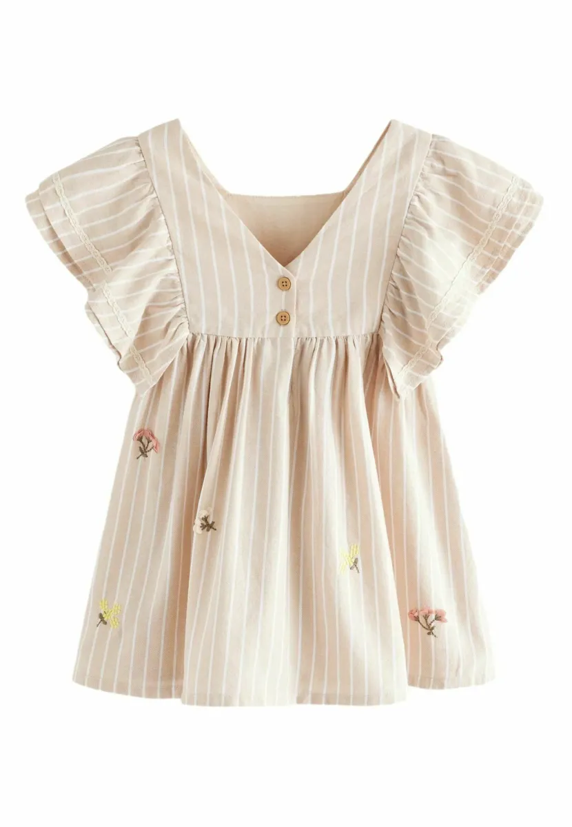 REGULAR FIT -ANGEL SLEEVE  - Freizeitkleid - neutral stripe