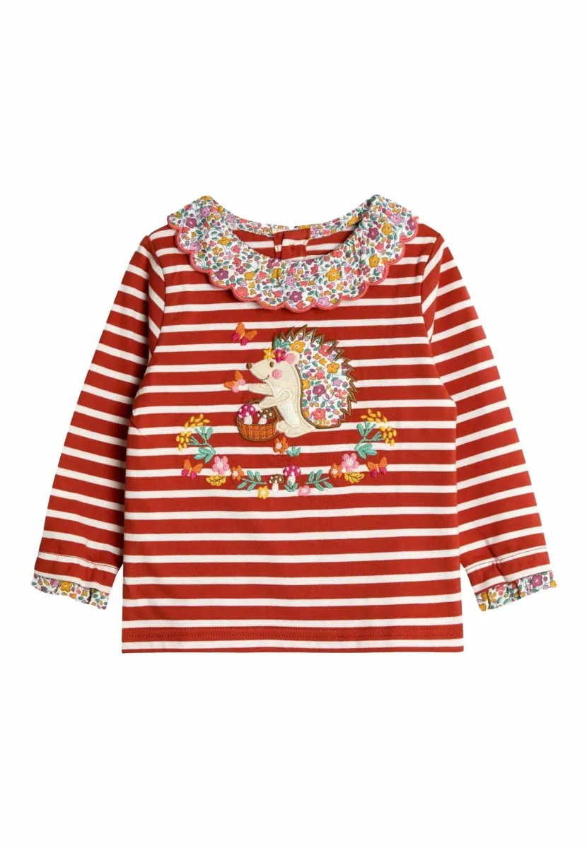 REGULAR FIT - APPLIQUÉ DITSY  - Langarmshirt - orange