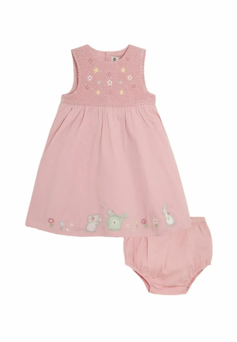 REGULAR FIT APPLIQUÉ - Freizeitkleid - pink garden mouse