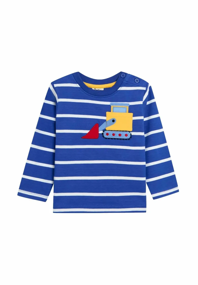 REGULAR FIT APPLIQUÉ - Langarmshirt - blue construction