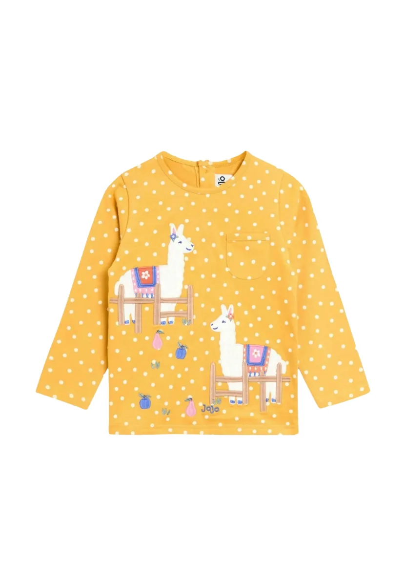REGULAR FIT - APPLIQUÉ - Langarmshirt - yellow